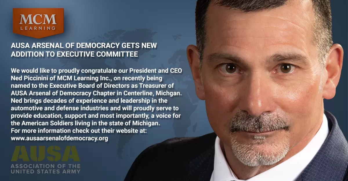 AUSA ARSENAL OF DEMOCRACY GETS NEW ADDITION TO EXECUTIVE COMMITTEE